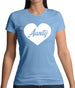 Heart Aunty Womens T-Shirt