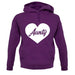 Heart Aunty unisex hoodie