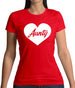 Heart Aunty Womens T-Shirt