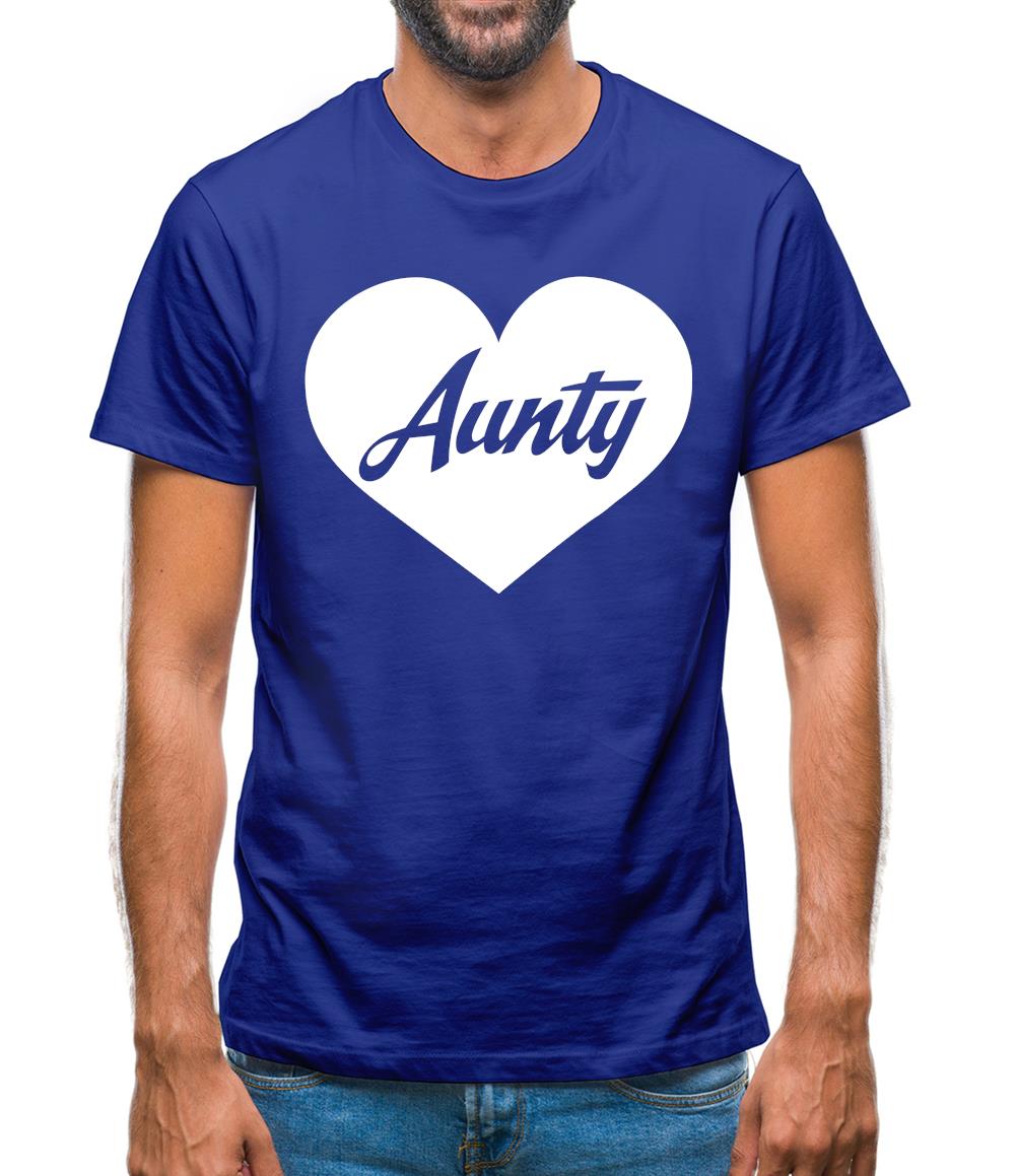 Heart Aunty Mens T-Shirt