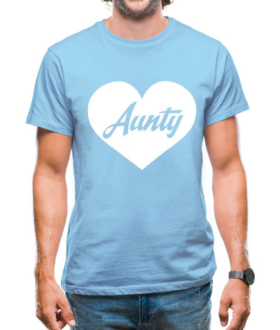 Heart Aunty Mens T-Shirt