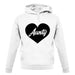 Heart Aunty unisex hoodie