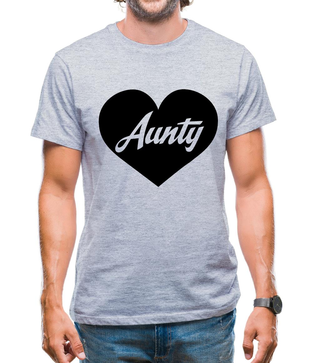 Heart Aunty Mens T-Shirt