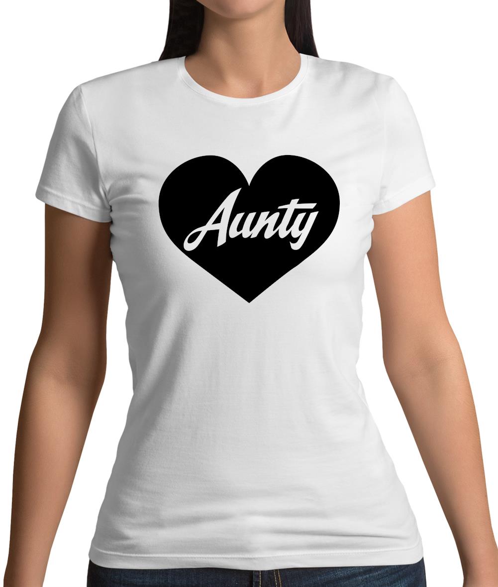 Heart Aunty Womens T-Shirt