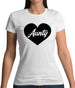 Heart Aunty Womens T-Shirt