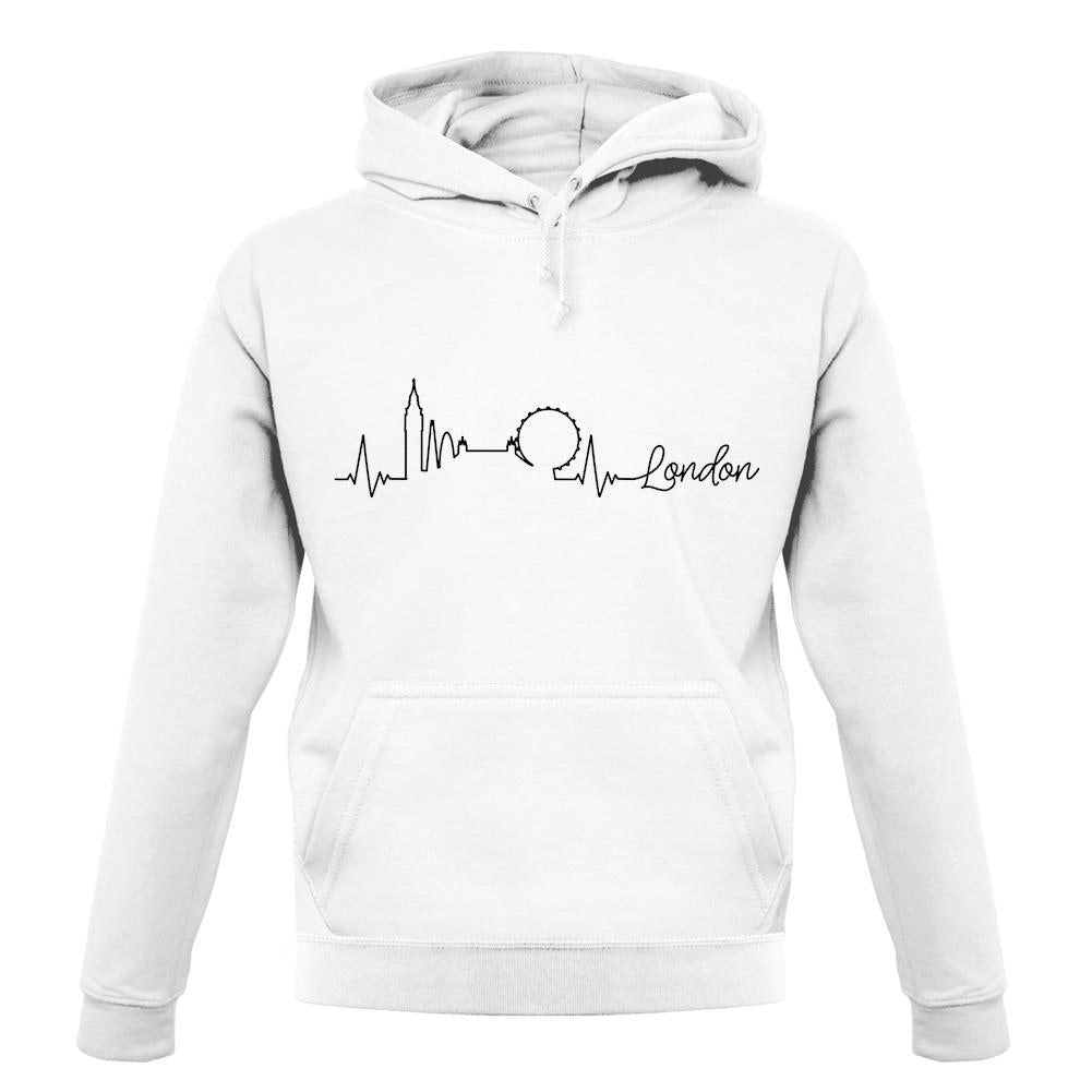 London Heartbeat unisex hoodie
