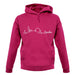 London Heartbeat unisex hoodie