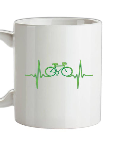 Cycling Heartbeat Ceramic Mug