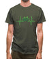 Cycling Heartbeat Mens T-Shirt