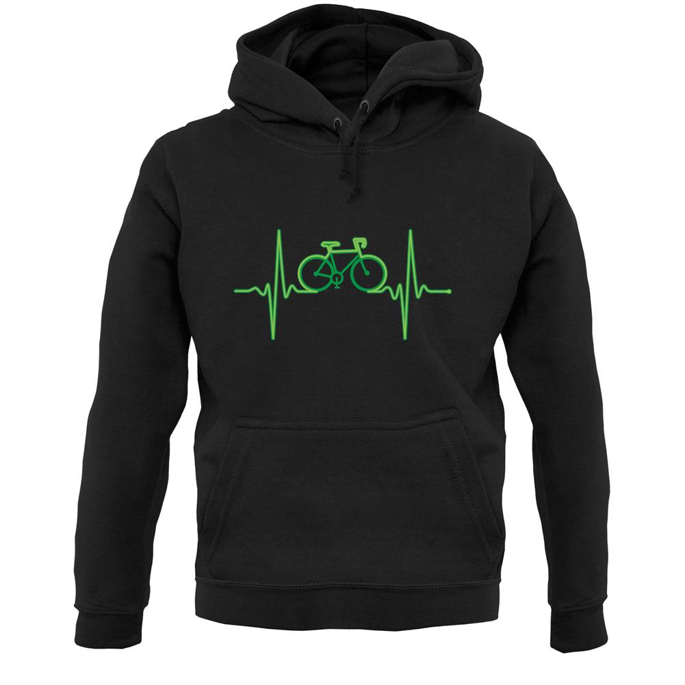 Cycling Heartbeat Unisex Hoodie