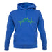 Cycling Heartbeat unisex hoodie