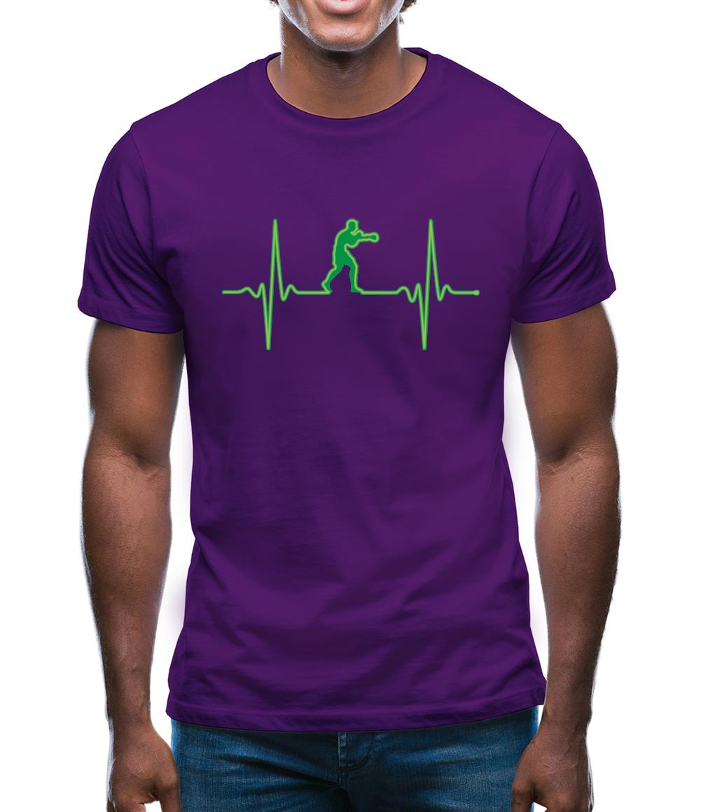 Heartbeat Boxing Mens T-Shirt