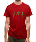 Heartbeat Boxing Mens T-Shirt