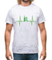 Heartbeat Cricket Mens T-Shirt