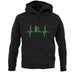 Heartbeat Cricket unisex hoodie