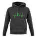Heartbeat Cricket unisex hoodie