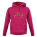 Heartbeat Cricket unisex hoodie