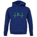 Heartbeat Cricket unisex hoodie