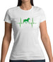 Heartbeat Horse Womens T-Shirt