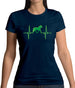 Heartbeat Horse Womens T-Shirt