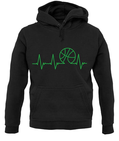 Basketball Heartbeat unisex hoodie