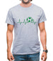 Football Heartbeat Mens T-Shirt