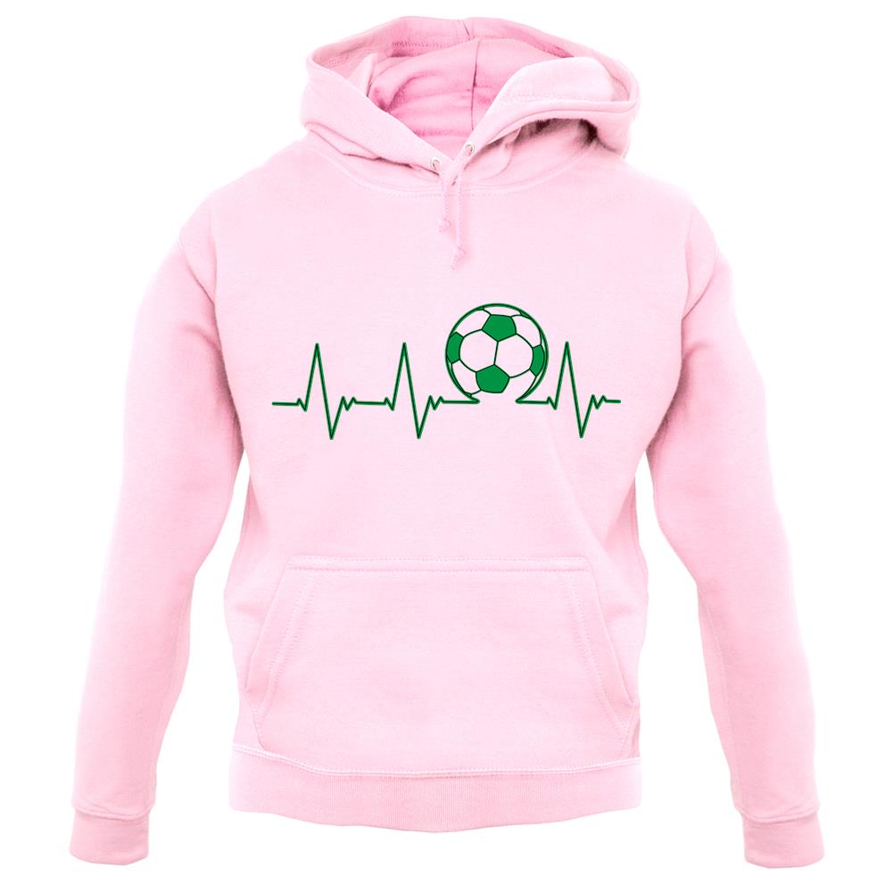Football Heartbeat unisex hoodie