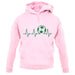 Football Heartbeat unisex hoodie