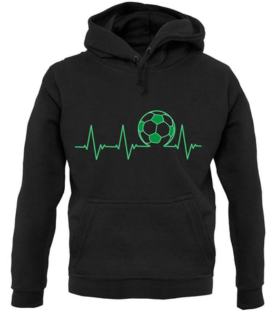 Football Heartbeat unisex hoodie
