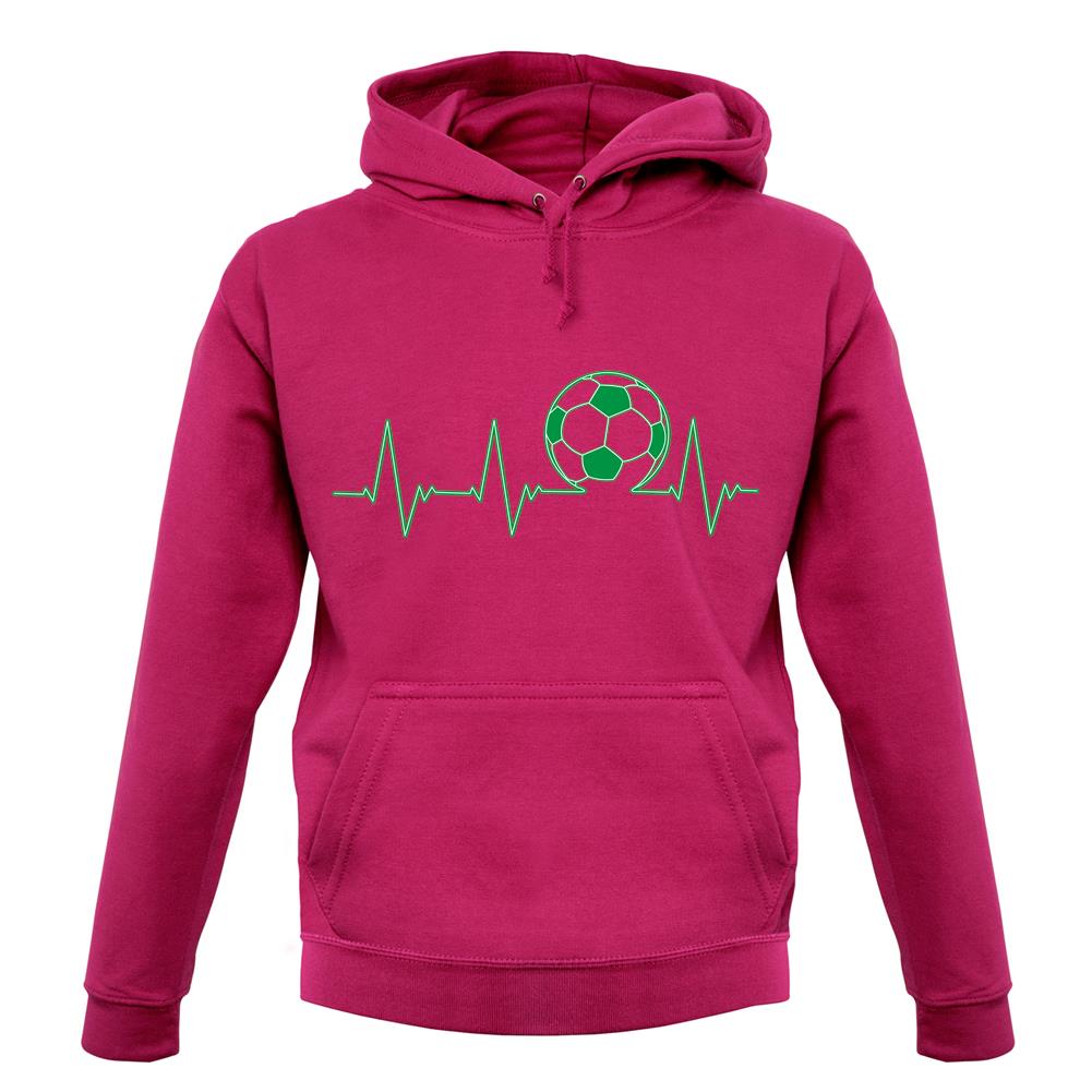 Football Heartbeat unisex hoodie