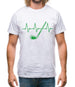 Golf Heartbeat Mens T-Shirt