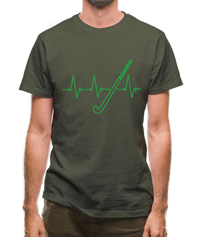 Hockey Heartbeat Mens T-Shirt