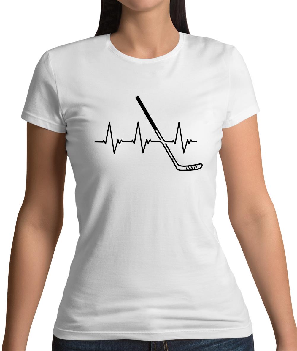 Heart Beat - Ice Hockey Womens T-Shirt