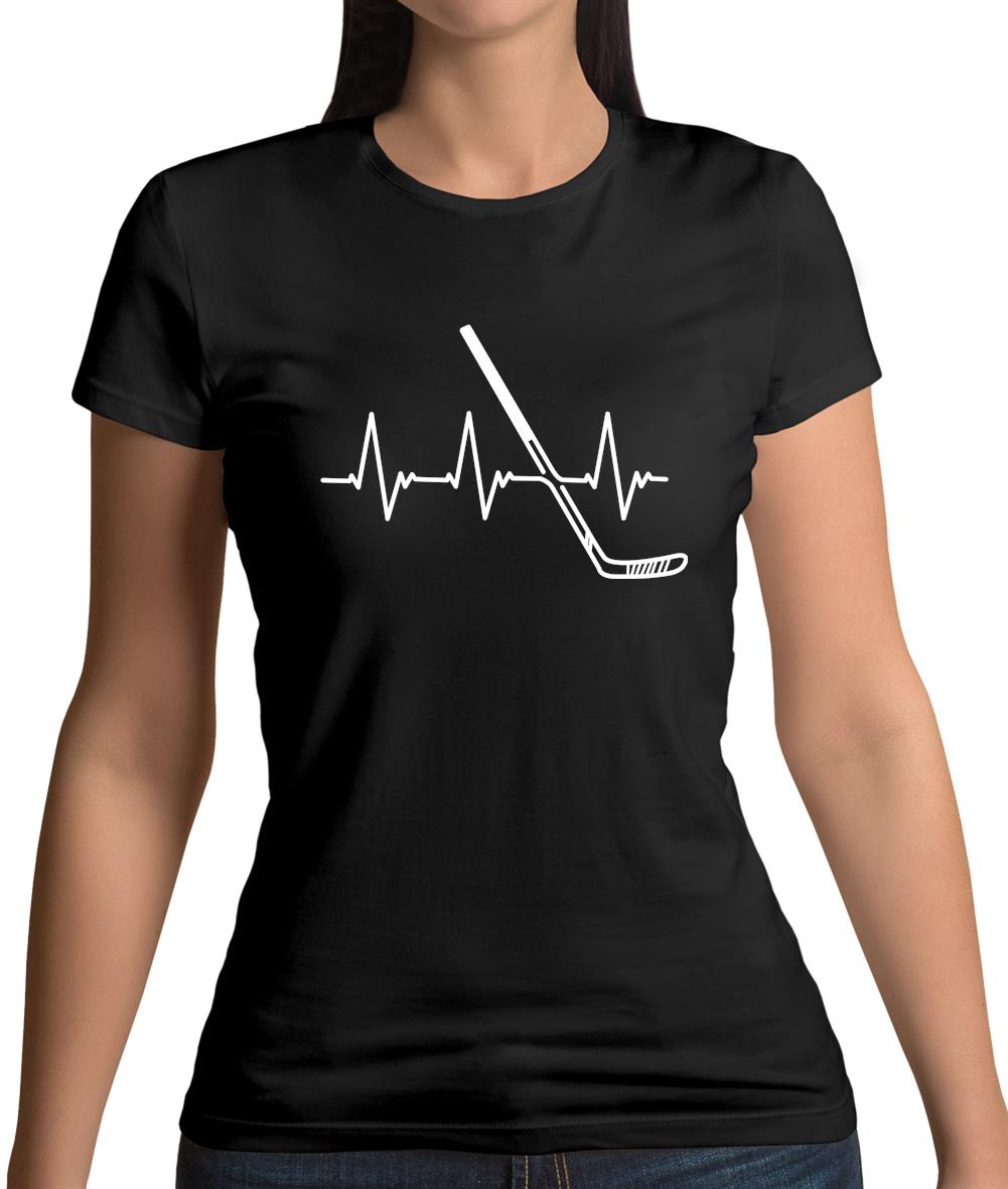 Heart Beat - Ice Hockey Womens T-Shirt