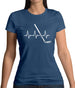 Heart Beat - Ice Hockey Womens T-Shirt