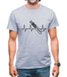 Heart Beat - Skiing Mens T-Shirt