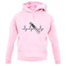 Heart Beat - Skiing unisex hoodie