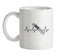 Battement de Coeur - Ski Ceramic Mug