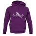 Heart Beat - Skiing unisex hoodie