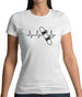 Heart Beat - Snowboarding Womens T-Shirt