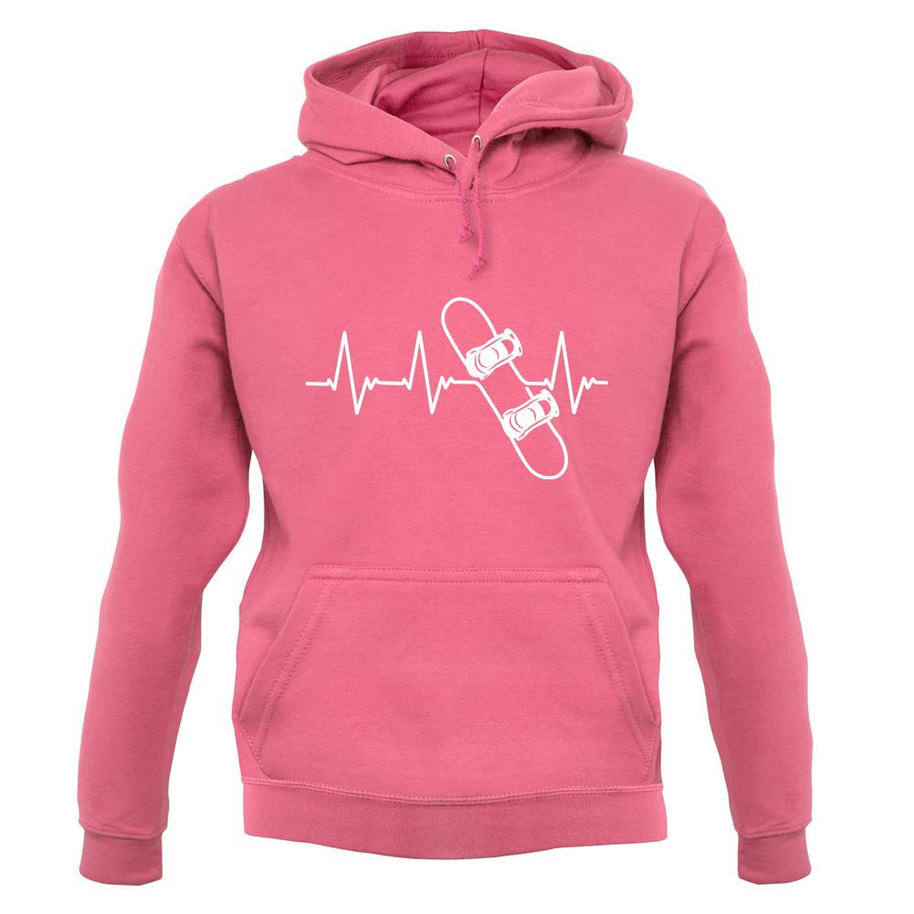 Heart Beat - Snowboarding unisex hoodie