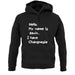 Hello. My Name Is Kevin. I Have Changnesia unisex hoodie