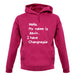 Hello. My Name Is Kevin. I Have Changnesia unisex hoodie