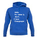 Hello. My Name Is Kevin. I Have Changnesia unisex hoodie