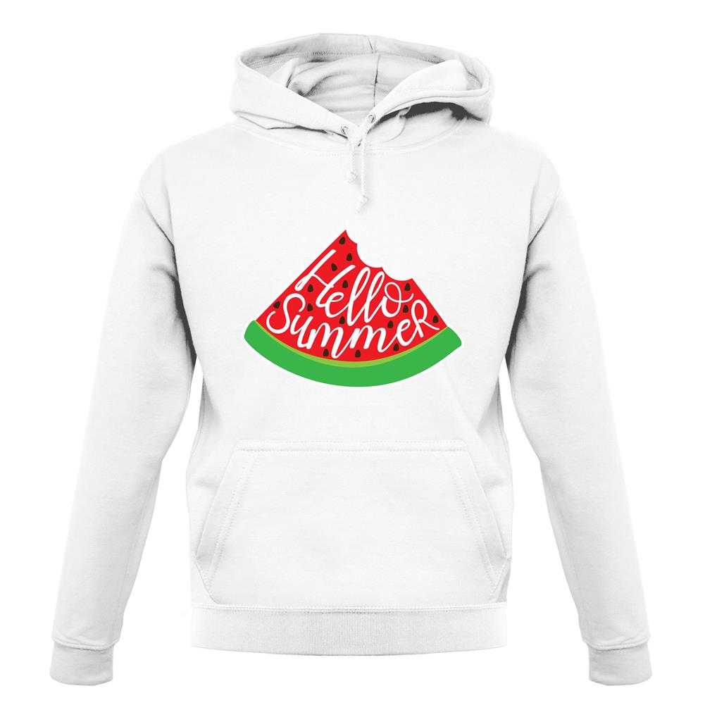 Hello Summer Watermelon unisex hoodie