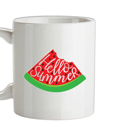 Hello Summer Watermelon Ceramic Mug