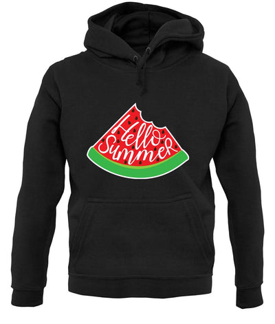Hello Summer Watermelon unisex hoodie