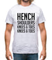 Hench Shoulders Knees & Toes Mens T-Shirt