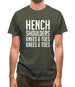 Hench Shoulders Knees & Toes Mens T-Shirt