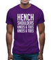 Hench Shoulders Knees & Toes Mens T-Shirt